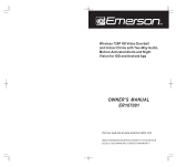 Emerson Radio ER107001- Video Doorbell User manual