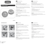 Xavax Permanentes Senseo X2 Owner's manual