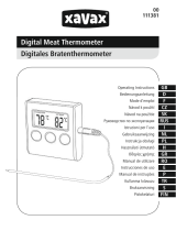 Xavax Digital Meat Thermometer User manual
