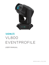Vari-Lite VL800 EVENTPROFILE User manual