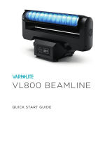 Vari-Lite VL800 BEAMLINE Quick start guide
