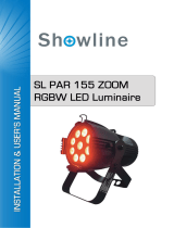 Showline Showline SL PAR 155 ZOOM User manual