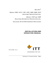 ITT NeoDyn Series 142P NEMA 4 & 13 Operating instructions