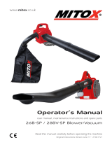 Mitox 28BV-SP Petrol Blower & Vacuum User manual