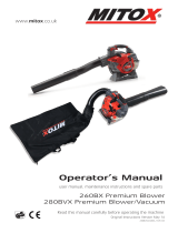 Mitox 260BX Premium Leaf Blower User manual