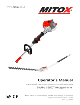 Mitox 28LH Select Petrol Long Reach Hedge Trimmer User manual