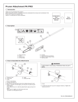 Mitox 2700PPK PRO Pole Pruner Kit User manual