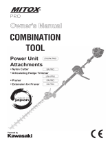 Mitox 2700BPK PRO Grass Trimmer & Pole Pruner Kit User manual