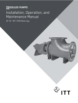 ITT Goulds Pumps AF (Axial Flow) (6"-36") MXR Bearings Operating instructions