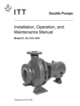 Goulds Pumps IC Operating instructions