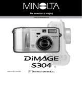 Minolta Dimage S 304 User manual