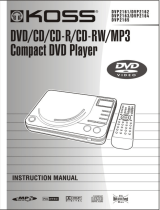 Koss DVP2162 User manual