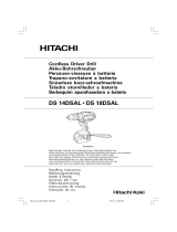 Hitachi DS 18DSAL Owner's manual