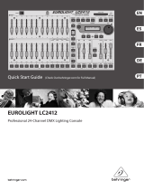 Behringer EUROLIGHT LC2412 Quick start guide