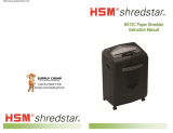 HSM Shredstar BS12C User manual