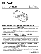 Hitachi UC 18YGL User manual