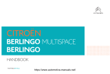 CITROEN BERLINGO MULTISPACE User manual