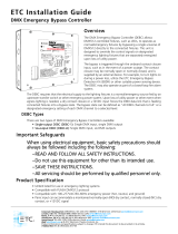 ETC DMX DEBC-1 Installation guide