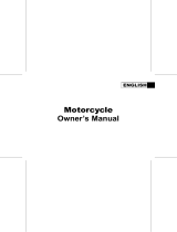 Kawasaki MOTORCYCLE Owner's manual