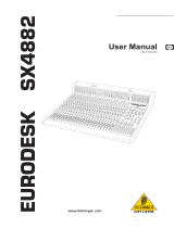 Behringer SX4882 User manual