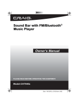 Craig CHT940 Series User manual