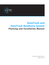 ETC DataTrack Backbone Planning And Installation Manual