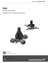 Grundfos PRV Series Installation And Operating Instructions Manual