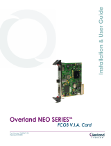 Overland Storage NEO Series Installation & User Manual