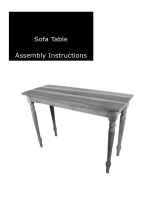 Southern Enterprises Harwich Sofa Table CK4423 Assembly Instructions