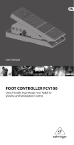 Behringer Foot Controller FCV100 User manual
