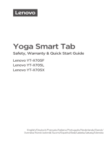 Lenovo Yoga Smart Tab YT-X705L Safety, Warranty & Quick Start Manual
