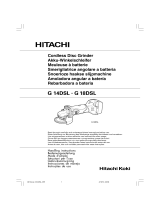 Hitachi G 14DSL Handling Instructions Manual