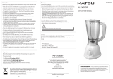Matsui M15BW09 User manual
