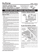 NuTone 765H110L Installation guide