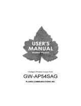 Planex GW-AP54SAG User manual