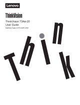 Lenovo ThinkVision P24q-20 User manual