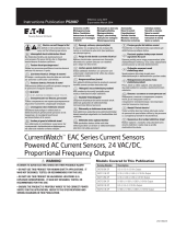 Eaton CurrentWatch EAC series, 24 Vac/DC, proportional frequency output Owner's manual