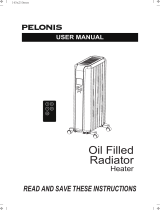 Pelonis Oil Filled Radiator Heater User manual