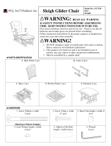 AFG Sleigh Glider Chair User manual