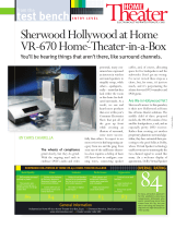 Sherwood VR-670 Brochure & Specs