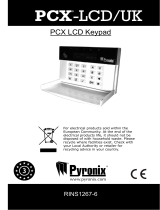 Pyronix PCX-LCD/UK User manual