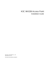 H3C WA536 Installation guide