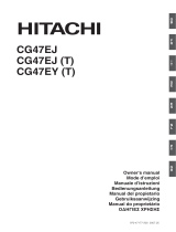 Hitachi CG47EY (T) Owner's manual