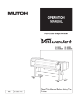 MUTOH VJ-2638 Operating instructions