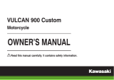 Kawasaki Vulcan 900 Custom Owner's manual