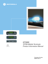 Motorola TETRA MTM800 Product Information Manual