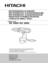 Hitachi DV 14DV User manual