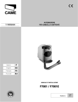 CAME F7001E Installation guide