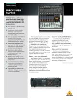 Behringer EUROPOWER PMP500 User manual