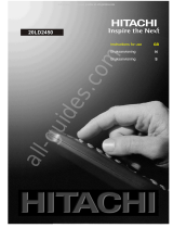 Hitachi 20LD2450 Instructions For Use Manual